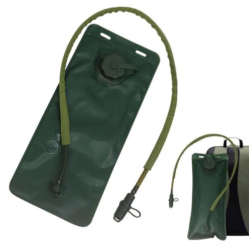 Vejiga de hidratación, bolsa de hidratación de 2.5 L, vejiga de agua a prueba de fugas, vejiga de hidratación para senderismo, depósito de agua de gran capacidad, bolsa de agua plegable, bolsa de