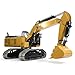 wheelfun 1:8 Hydraulic RC Excavator 385CF 150KG Heavy Duty Radio Control Digger Model Lipo Battery ESC Light System for Adult Hobby