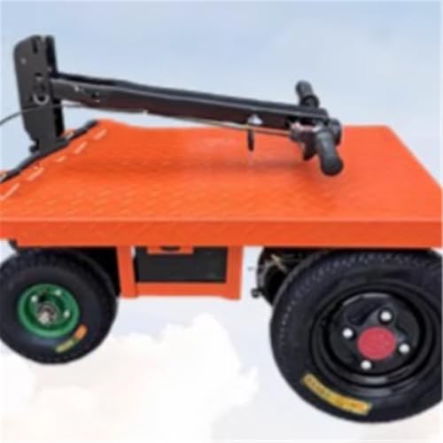 Carretilla plegable de plataforma para transporte y carga miniatura 7