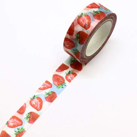 Miniatura 3 de Kamiiso Sansho UR-2005 - Cinta de enmascarar, 3 asas, hecha en Japón, aprox. 0,6 pulgadas (0.591 in) de ancho, rollo de 0,6 pulgadas (32.8 ft)