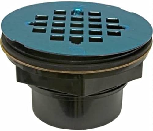 PROFLO PF42933 2" ABS Solvent Weld Shower Drain with 4-1/4" Stainless Steel Strainer - Chrome