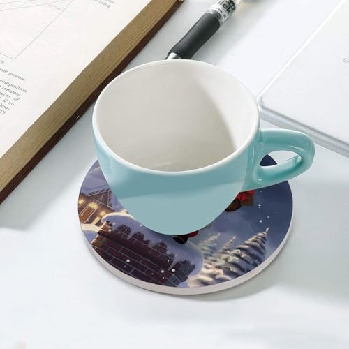 Dessous de verre céramique et liège de qualité supérieure - Noël