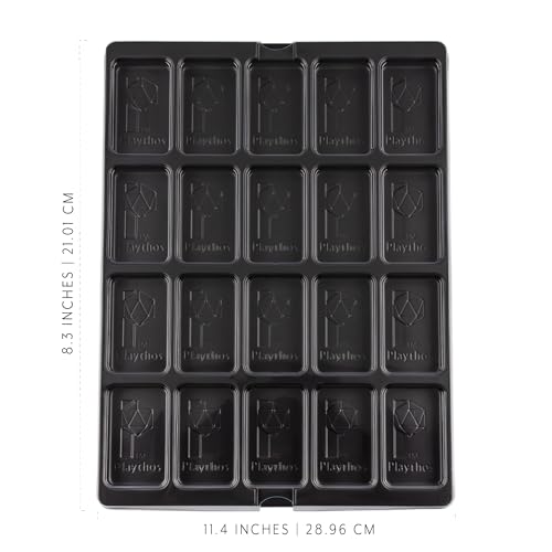 Flying Buffalo Game Piece Counter Trays (5-Pack); War Game and Board Game Storage Sorting Organizers, Aegis Collection