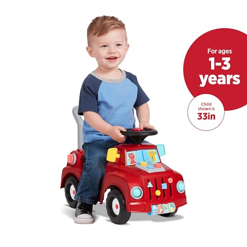 Image of Radio Flyer Tinker Truck, for Toddlers 1-3, Toddler Ride On Toys