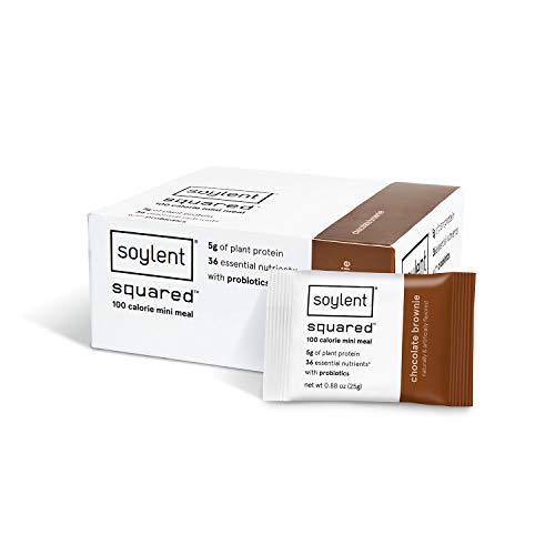 Soylent Squared Chocolate Brownie Plant Based Protein Bar (Pack of 30) Soylent Squared Chocolate Brownie Plant Based Protein Bar (Pack of 30)
