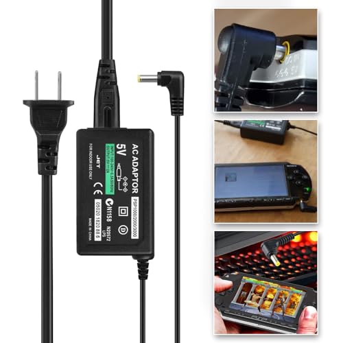 Image of Love your yy Replacement PSP Charger, Charging Cable Power Cord for Sony PSP 1000 2000 3000 Series (PSP-1001, 2001, 3001) and E-1000 USB Charging Cord