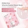 Mascarilla de hoja Medicube Salmon DNA PDRN Pink Vitamin Coated, 10 unidades | Mascarilla facial para hidratación, firmeza y equilibrio de la piel - Cuidado lujoso en casa, cuidado coreano, 0.77 oz, 10 unidades 3