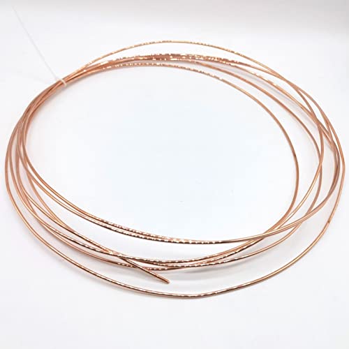 Shuxiang-Alambre de Cobre Alambre de Cobre de Alambre de Metal Suave con Alambre de Cobre Flexible 1 4awg 17awg 4mm 0.5mm for anodizar la joyería Artesanal Haciendo Abalorios Florales Cover