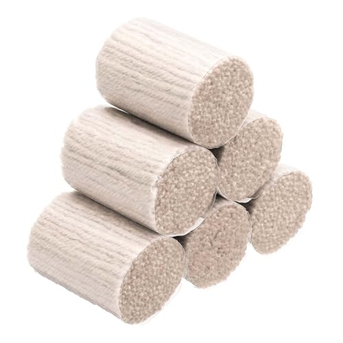 Image of PATIKIL 6 Rolls Latch Hook Yarn, Latch Hook Kit Yarn Precut Hook Rugs Making Crochet Bundles for Latch Hook Rug Adults Beginners Tapestry DIY Craft, Beige