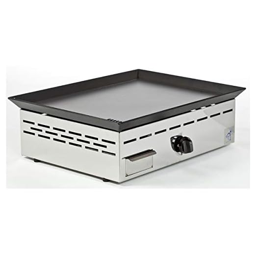 Plancha Gas 3.1Kw Chapa Acero Chemlon 52X40Cm 863.0000
