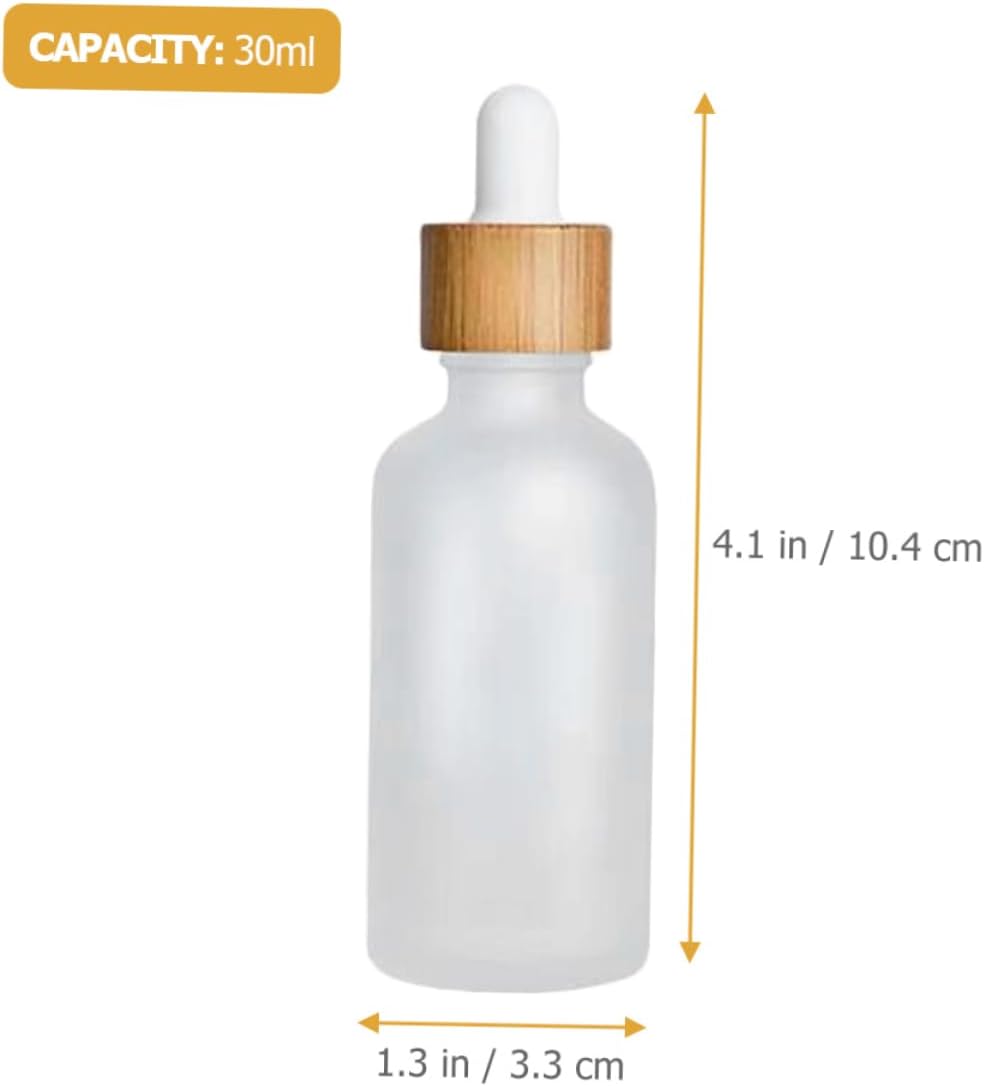 8Pcs Essential Oil Dropper Bottles Glass Bottles for DIY Aromatherapy Travel Containers with Precision Dropper
