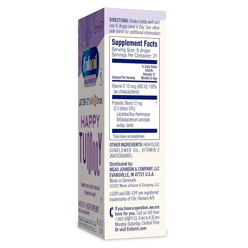 Enfamil Dual Probiotics Drops, Baby Probiotic Drops, 8.7 mL Bottle - image 7
