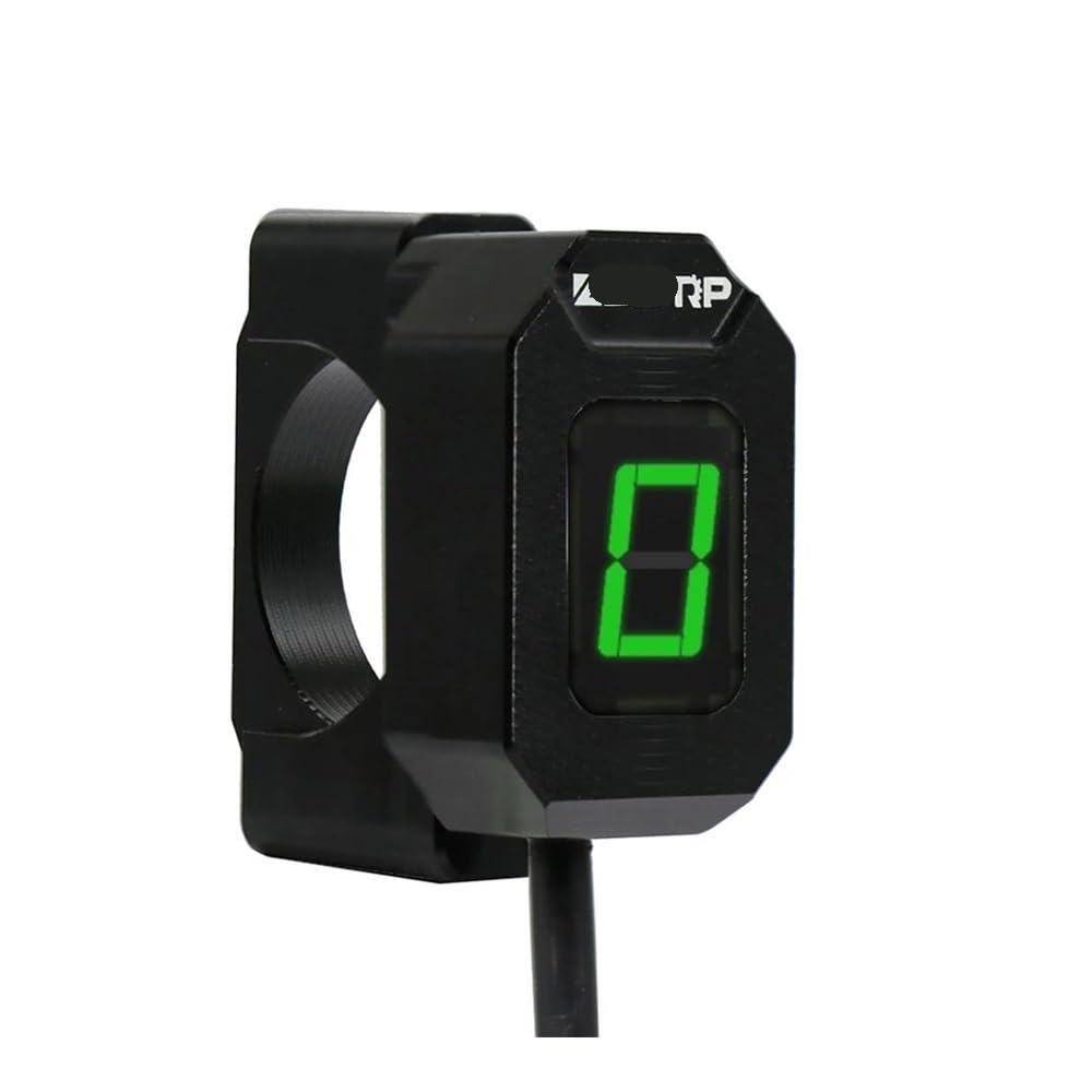 Indicador De Marchas Indicador De Marcha Digital Universal Para Motocicleta De 6 Velocidades Con Pantalla Y Soporte Magnético Para Indicador De Marcha(Green set)