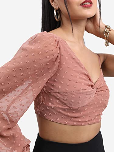Image of Ketch Women Polyester Regular Fit One Side Shoulder Tops