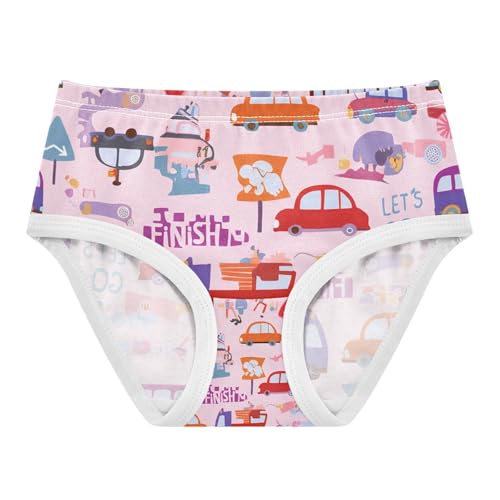 Colorful Vehicles Cars Toddler Girls's Underwear 2T 202c1146