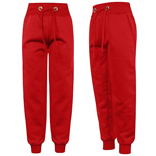 Plain Tracksuit Hoodie with Jogger Sweatpants Sports Activewear Set Girls Boys Children Age 5-13 years3