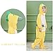 Kids Rainsuit Boys Girls All in One Raincoats Puddle Suit Waterproof Coverall Toddler Rainwear Rain Jacket 1-6 Years Yellow