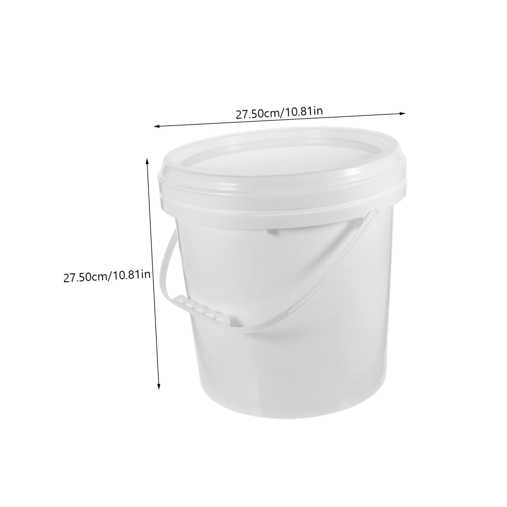 Cubo De Pintura Tapa Cubo De Almacenamiento De Pintura Vacío para Uso Interiores y Exteriores Contenedor De Pigmentos