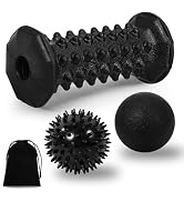 Plantar Fasciitis Relief,Foot Roller Massager,Massage Lacrosse Ball,Spiky Ball Therapy Set for Re...