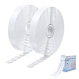 Cable Matters 200 Paar, selbstklebende Klettpunkte in Weiß, 1,3 cm