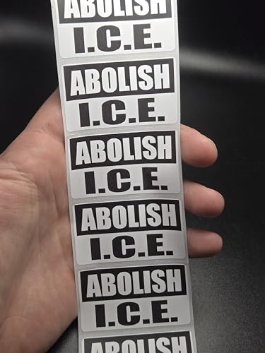 50PCS Abolish ICE Stickers Bulk lot Labels