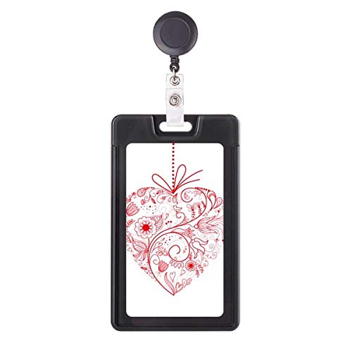 Porte-badge rétractable rouge vigne pour égayer vos journées à l'hôpital ou au bureau