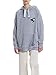 Produktbild Tommy Jeans Damen Oversized Hoodie Lang - Regulär Regular Fit Langarmshirt Grau (Light Grey Htr 096) 12 (Herstellergröße: Large)