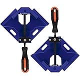LEATBUY Angle Clamps 2pcs 90 Degree Corner Right Holder Welding Clamp, Vise Adjustable Swing Bench...