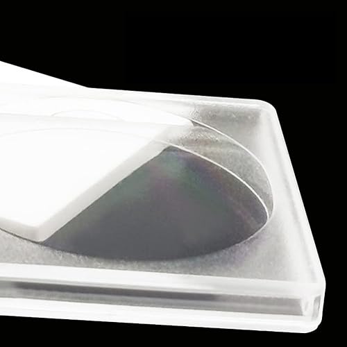 Miniatura 3 de Caja de monedas de 10 piezas de 1.575 in, 5 tamaños (202530351.575 in), contenedor de monedas cuadrado con junta para suministros de colección de