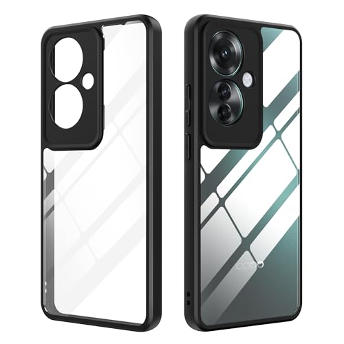 Funda OPPO Reno 11 F 5G: Protección y Estilo para tu Nuevo Teléfono Móvil Heioloo Funda para OPPO Reno11 F 5G Carcasa Protectora Transparent Hard PC Back Resistente a los Arañazos Antigolpes Funda para OPPO Reno11 F 5G