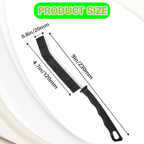 SWEET&SSFW [4 PCS] Crevice Cleaning Brush,Hard Bristle Gap Cleaning Brush,Dead Corners Multifunctional Brushes Kitchen and Door Gap Cleaning Window Groove Cleaning Brush