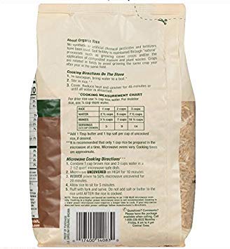 Miniatura 2 de Carolina Arroz integral orgánico, 2 lb.