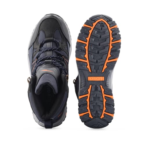 Image of ASIAN Men's Everest-21 Sports Trekking & Hiking,Walking Hi-Neck Shoes with Rubber Outsole & Memory Foam Insole Lace-Up Shoes for Men's & Boy's