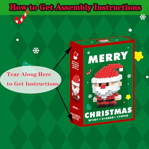Hgcycf 20231008 Christmas Santa Building Blocks Set Compatible With Lego Advent Calendar 2024 Stacking New Toys Holiday Present Box New Year Xmas Gifts thumb #4