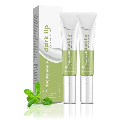 Mavella Dark Lips Cream, crema de iluminación de labios, reparación de arrugas de labios, humectante de labios para labios muy secos y agrietado (2pcs)