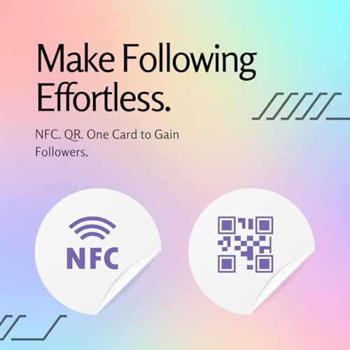 Facebook NFC Card | Along with QR Code | Boost Facebook with Tap or Scan | Pre-Configured PVC Card by tinydabba - 9