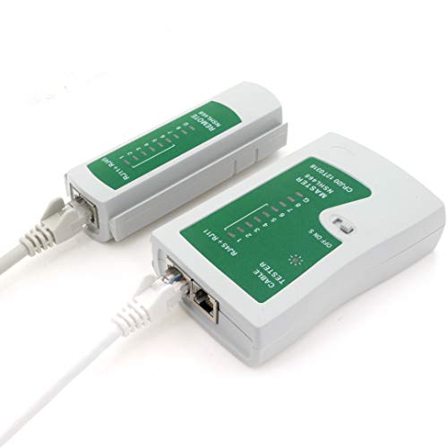 1aTTack.de Network Cable Tester RJ11 RJ12 RJ45 ISDN LAN Network Cable Patch Cable Cable Tester Line Tester - Image 3