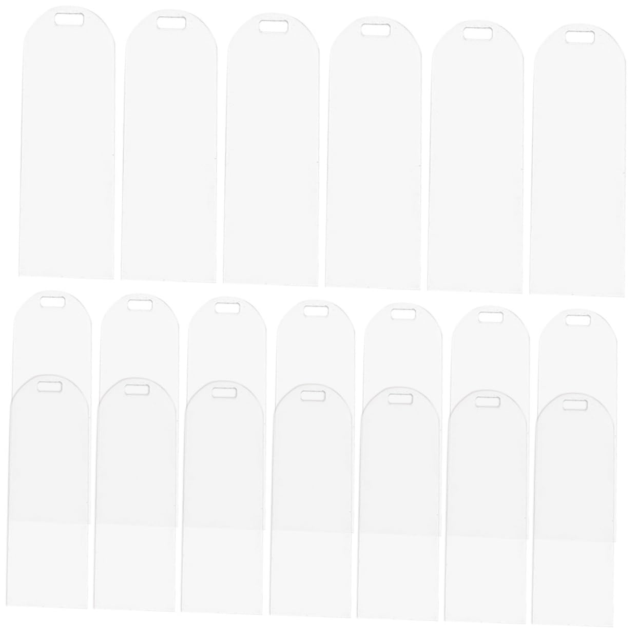 5 Set Segnalibri Acrilici Trasparenti Segnalibri Vuoti Per Diy Per Decorazioni E Progetti Creativi Leggeri E Resistenti Per Studiare 20 Pezzi*5