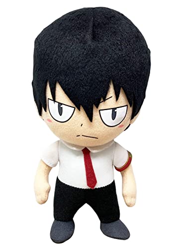 Great Eastern Entertainment GE Animation GE-52824 Katekyo Hitman Reborn! 8" Kyouya Hibari in School Uniform Stuffed Plush, Multi-Colored