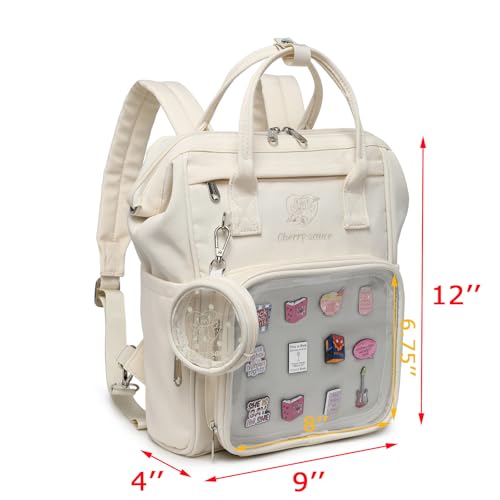 Image of CHERRY SAUCE Ita Bag Pin Kawaii Cute Display Mommy Backpack for School Anime Cosplay with Insert