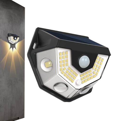 Éclairage mural extérieur solaire pour illuminer une piscine et sécuriser les escaliers