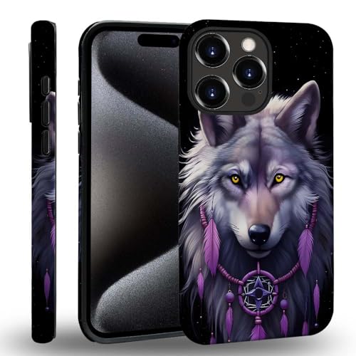 Coque iPhone 14 Pro Max protection antichoc silicone loup - 5