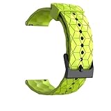 MURVE Cinturino universale in silicone per Samsung Galaxy Watch 7/6/5/4 44/40 mm 6 4 4 Classic Gear S3 cinturino universale per Huawei GT3 4Pro (lime, 20 mm)