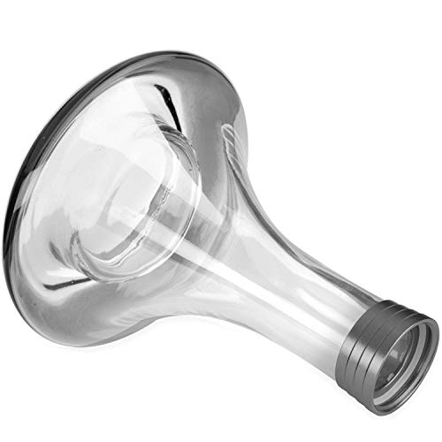 DILAW® Tornado Shisha Glas Bowl Ersatzglas ohne Gewinde, Farbe: Grau – Bild 4