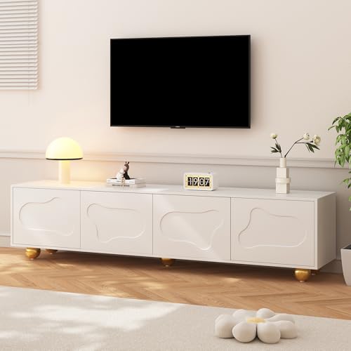 Meuble TV moderne blanc pour vos soirées cinéma