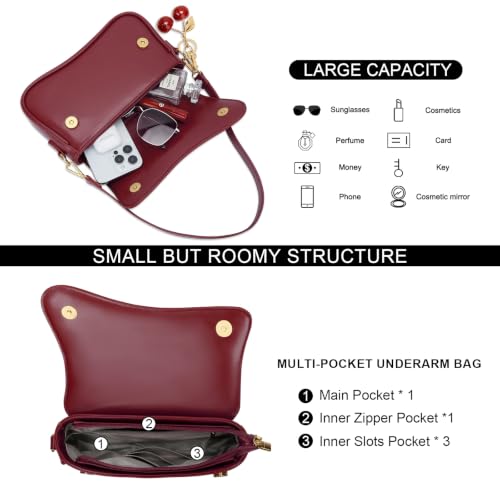 Image of KKXIU Shoulder Bag for Women Small Hobo Handbags Cute Mini Clutch Purses