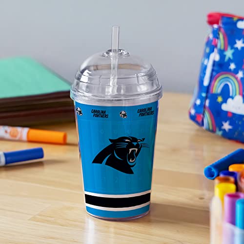 Image of Rico Industries NFL Football Rookie of The Year 12oz Acrylic Tumbler, Youth Tumbler with Swirly Straw