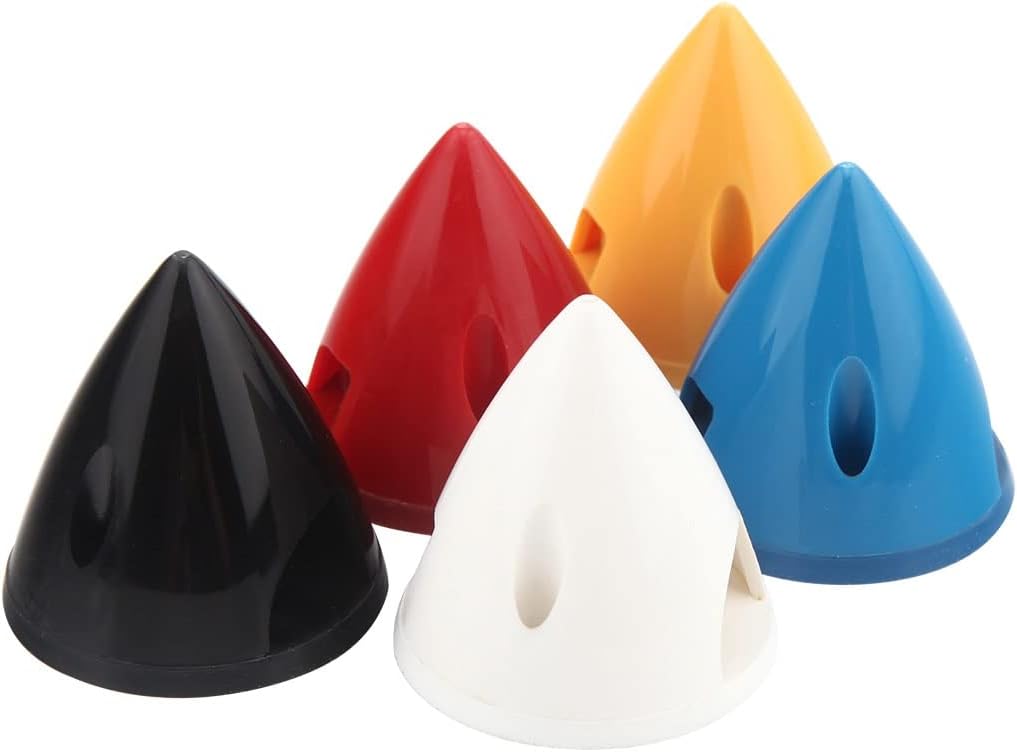 Plane Propeller Spinner, 1 pcs Nylon Plastic RC Airplane Prop Propeller Spinner 1.5" /1.75" / 2" / 2.25"/ 2.5"/2.75"/3" for RC Airplane Plane Accessories Spare Part (Color : 57MM)