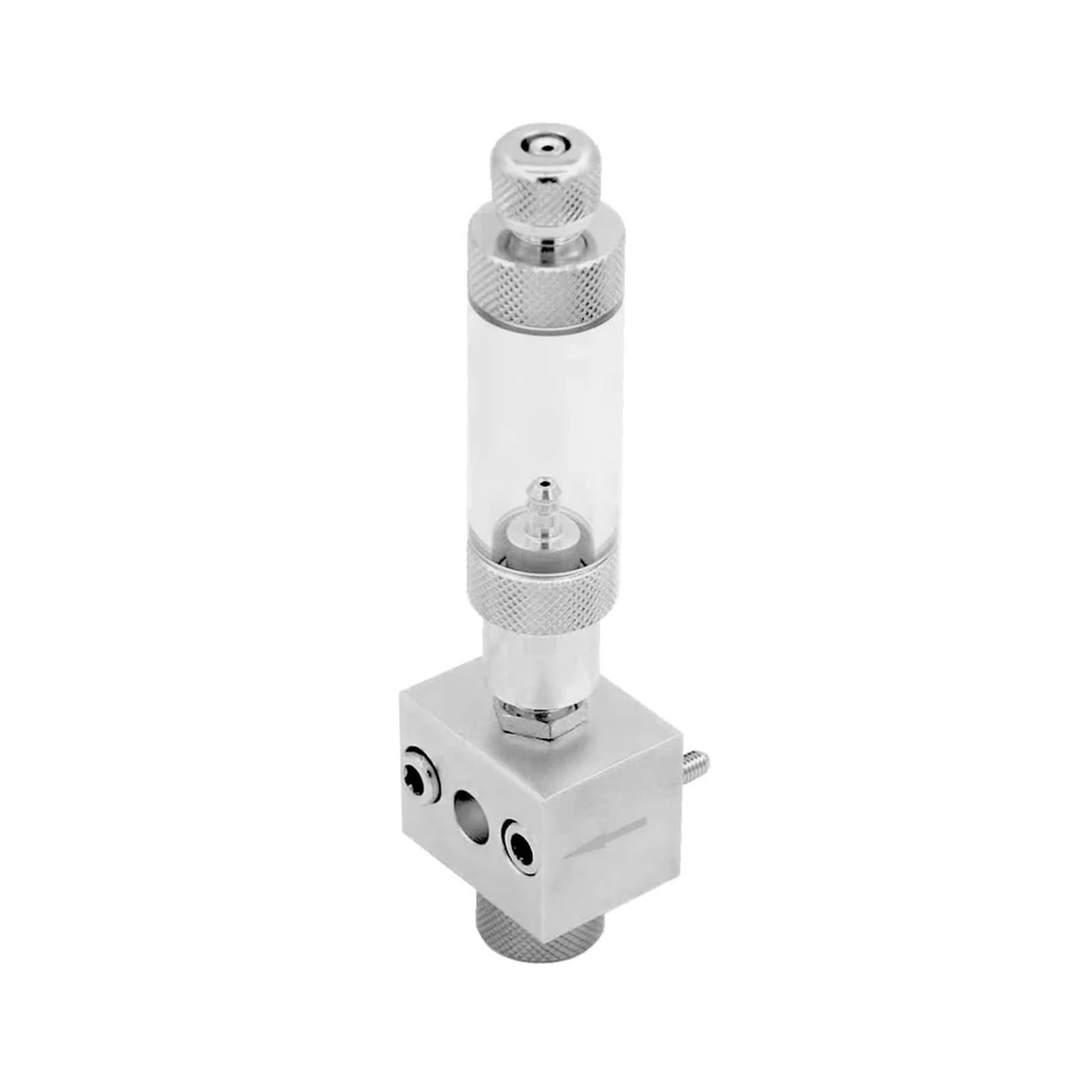 Aquarium Pro Series Dual Stage CO2 Regulator Adjustable Output with DC Solenoid and Expendable Manifold(Extended Manifold,W21.8)