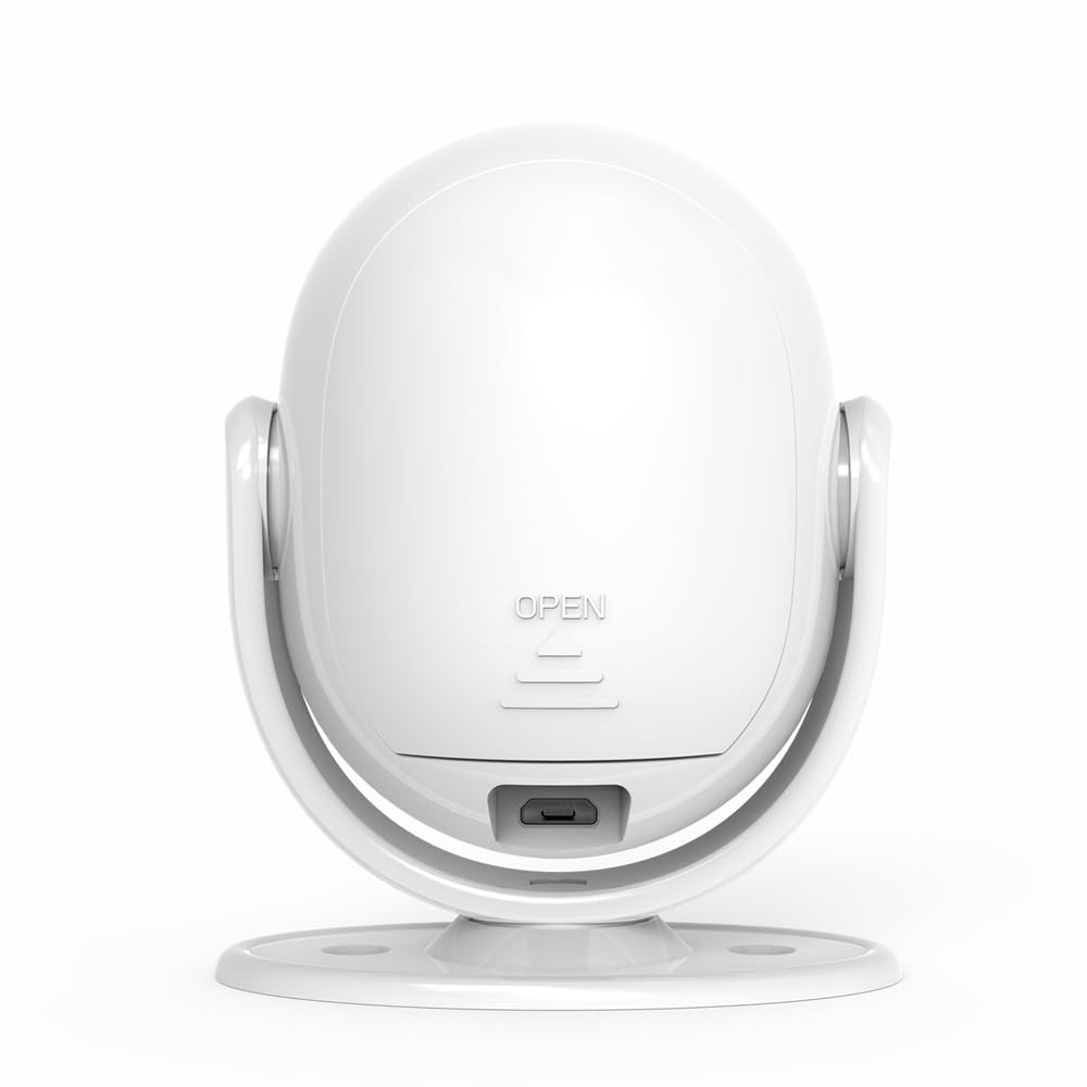 Kepp4 - Detector de movimiento con alarma de 125 dB (conjunto 2) con 2 mandos a distancia y 2 contactos de ventana/puerta, ampliable hasta 20 contactos.